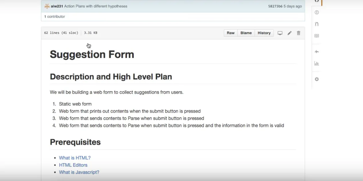 Action Plans for Personal Projects banner